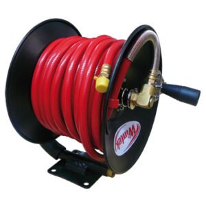 carrete manual p/ agua/aire manguera 3/8 x 15 mts