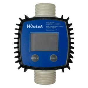 medidor digital entrada y salida macho para urea/def/adblue